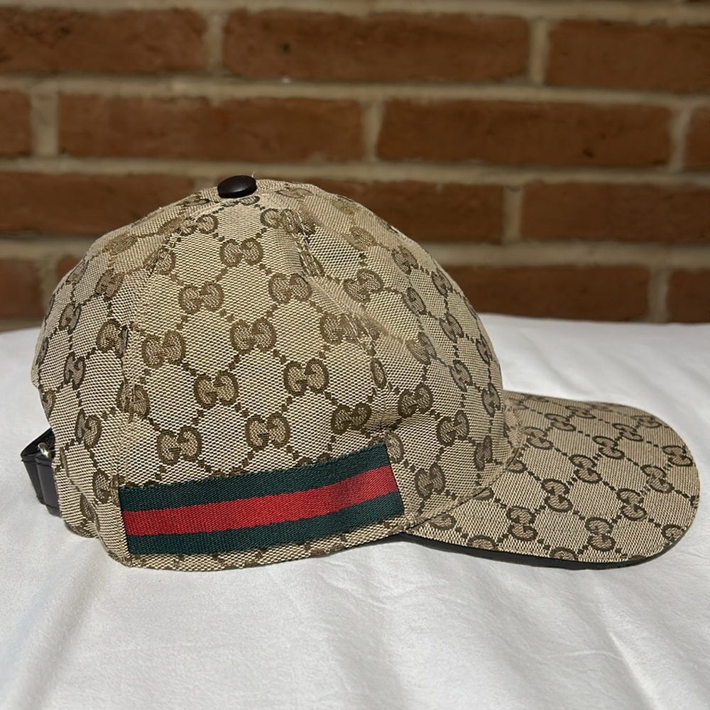 Gucci Monogram Web Baseball Hat - image 2